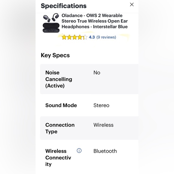 OLADANCE-OWS-2Wearable Stereo True Wireless Open Ear Headphones - Picture 5 of 12